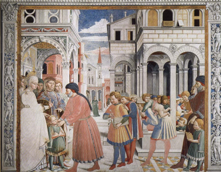 Benozzo Gozzoli The School in Tagaste